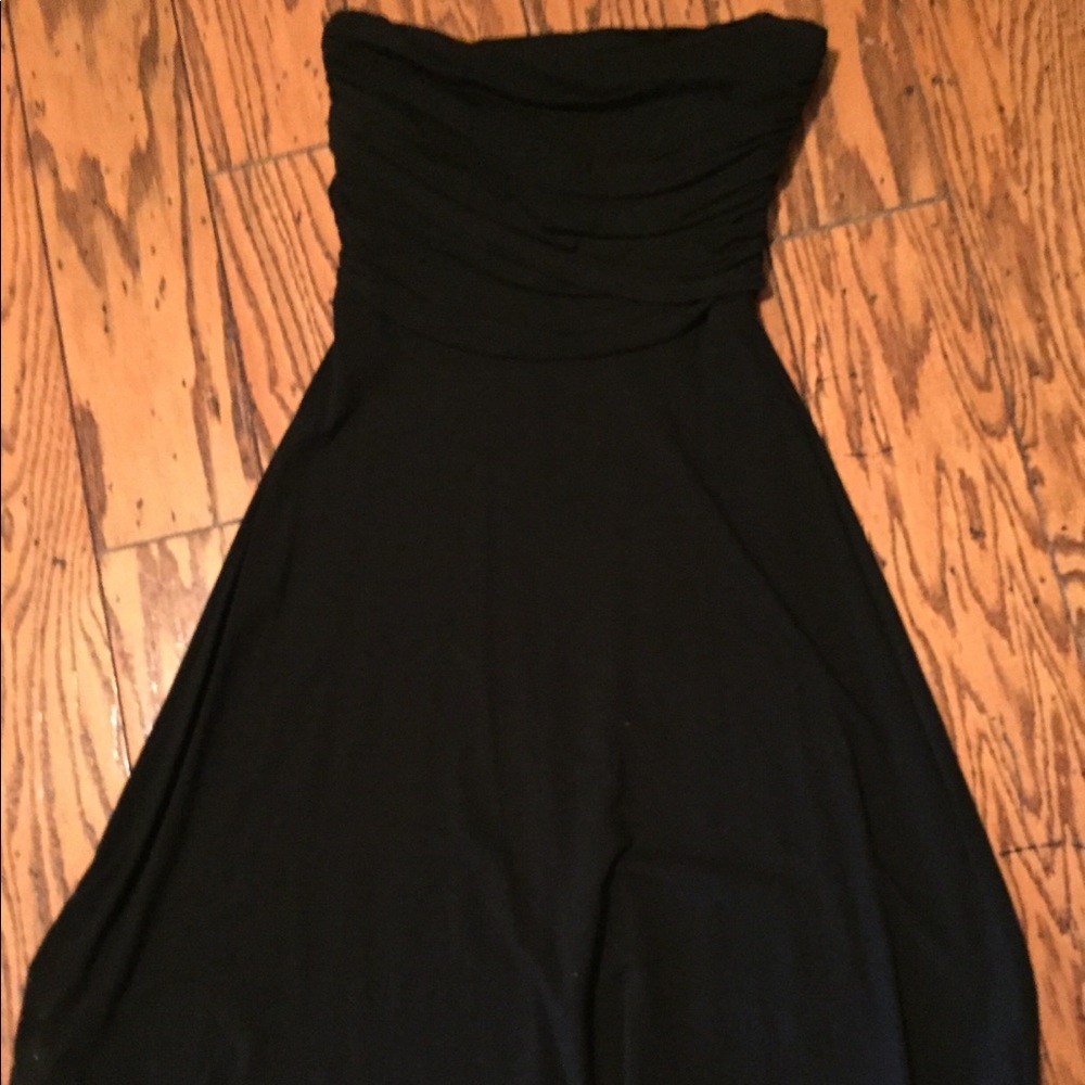 Black strapless, super soft Ann Taylor Dress.